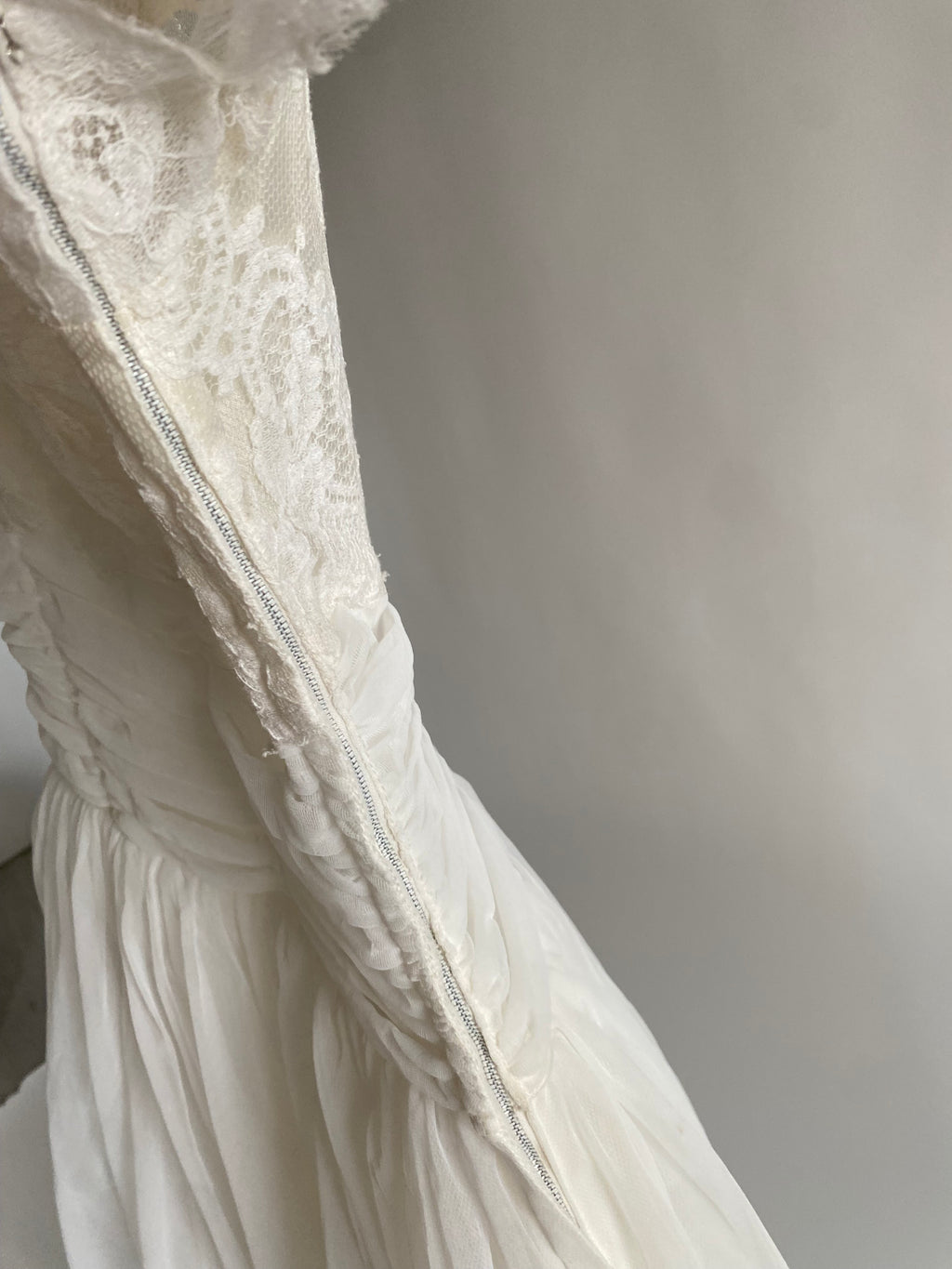 Archive No. 017 — 1950s Lace Wedding Gown + Gloves