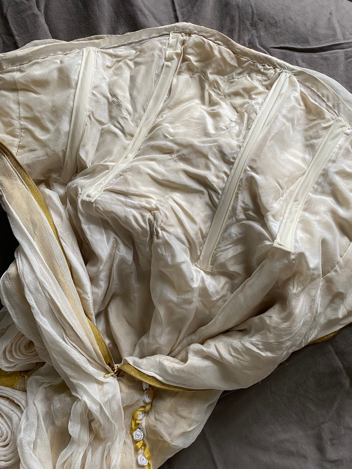Distressed Vintage 2000s Wedding Gown