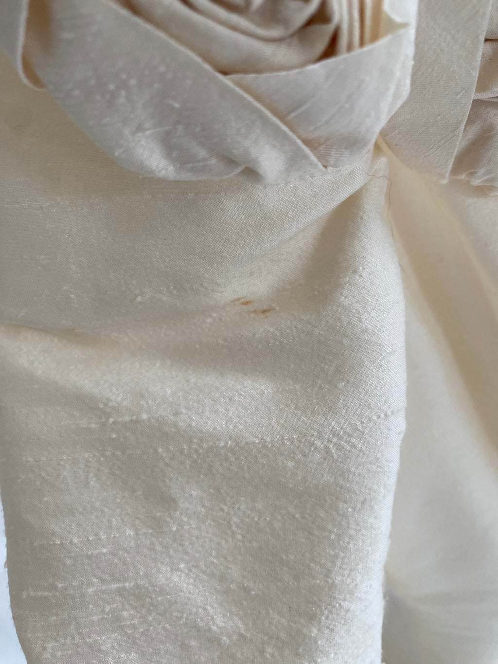 Vintage Rosette Wedding Dress