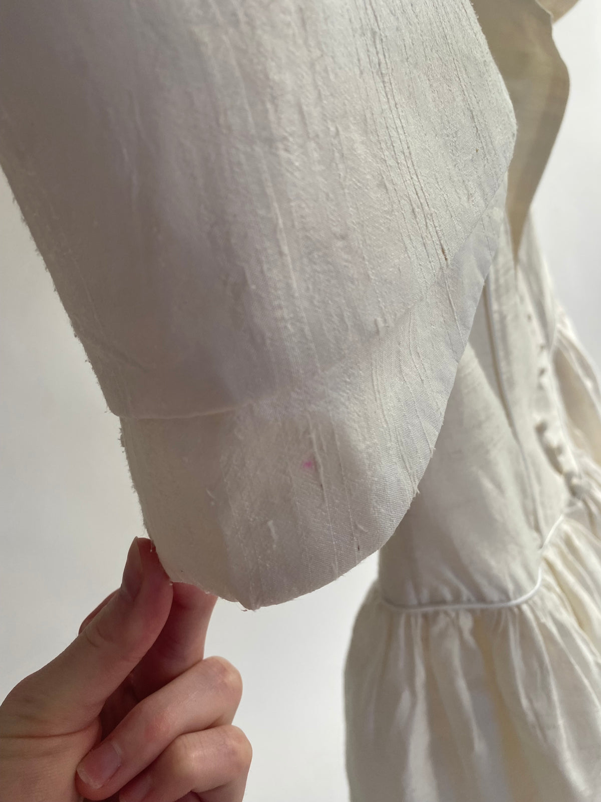 Mini Silk Wedding Dress