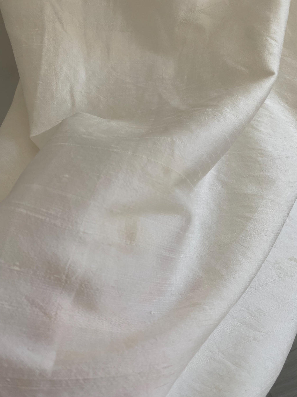 1980s Raw Silk Wedding Gown Medium