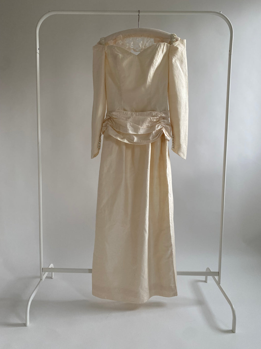 Archive No. 018 — 1980s Silk Wedding Gown