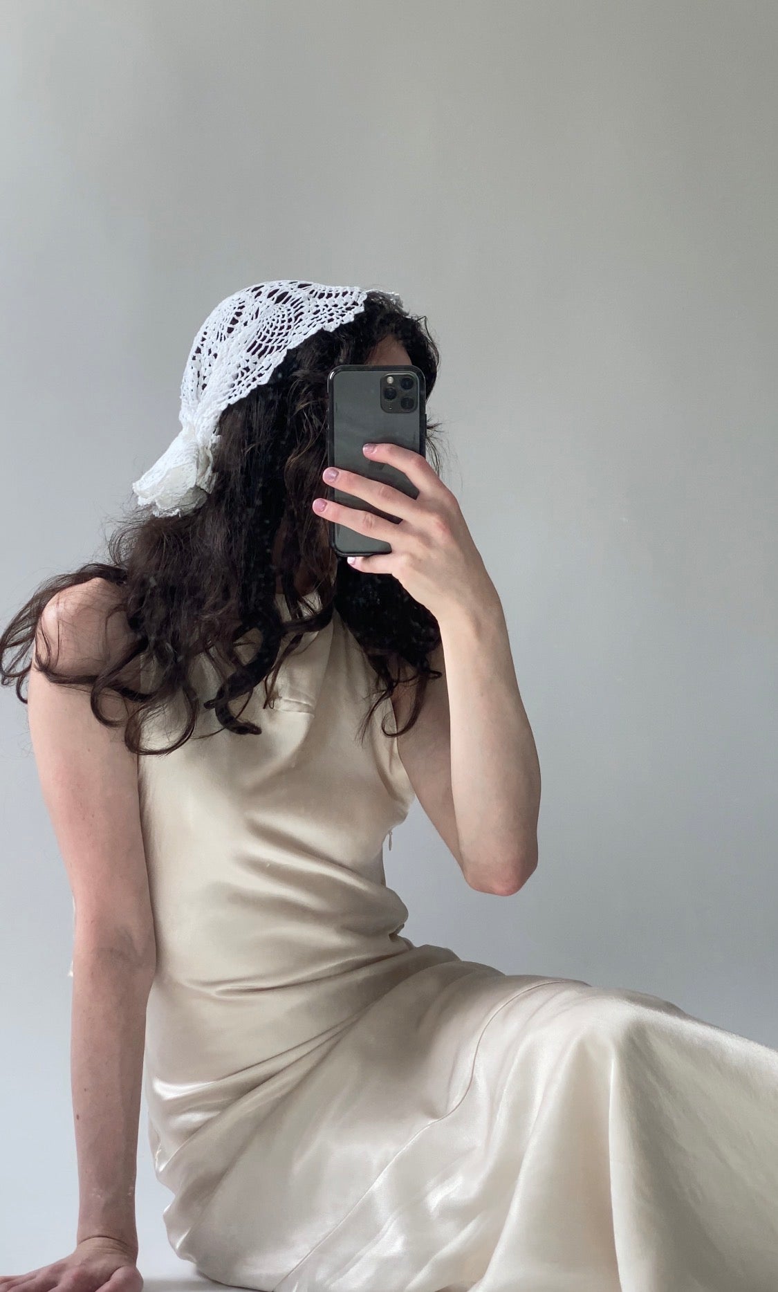 Vintage Crochet Cap Sample
