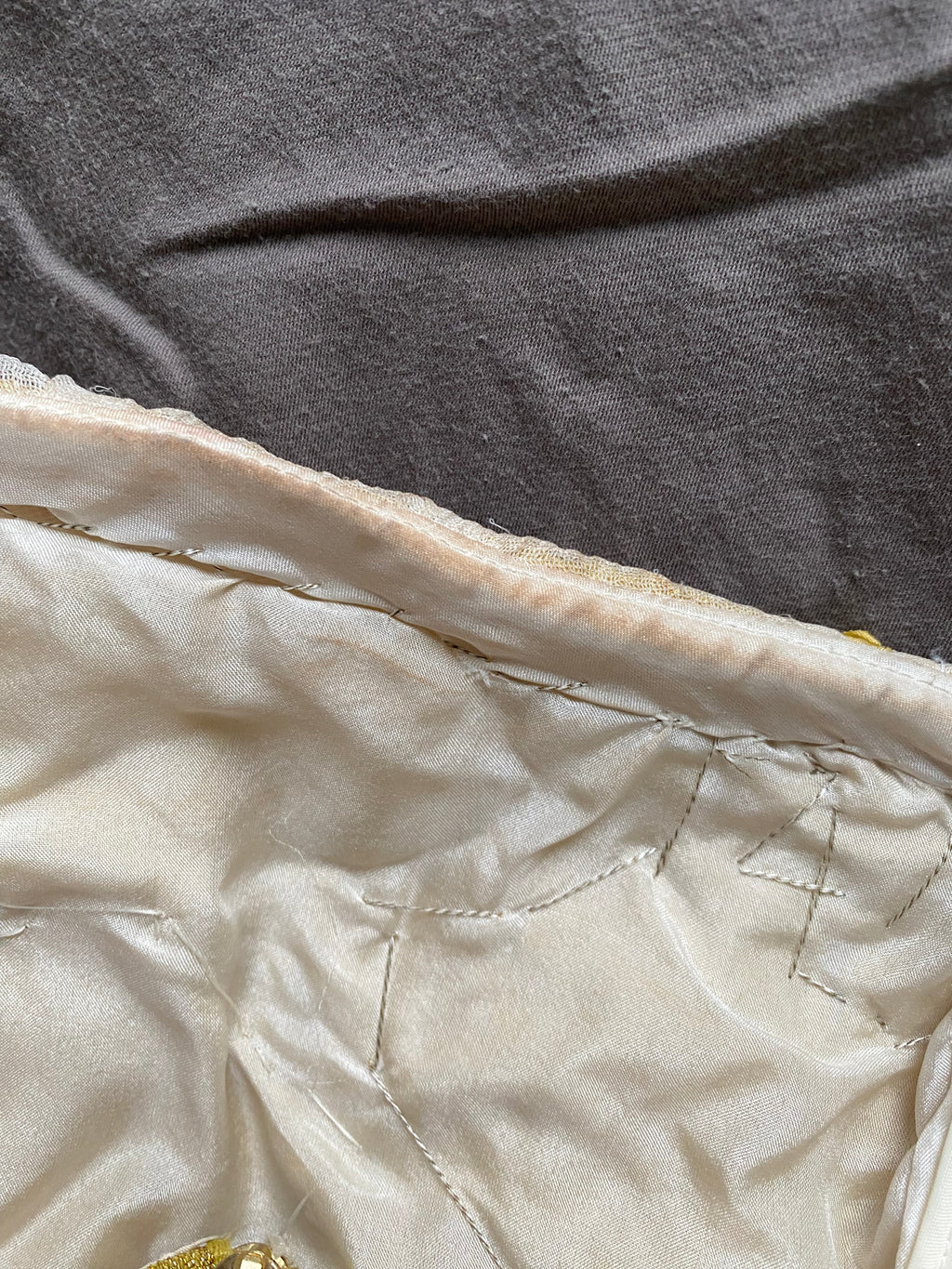 Distressed Vintage 2000s Wedding Gown