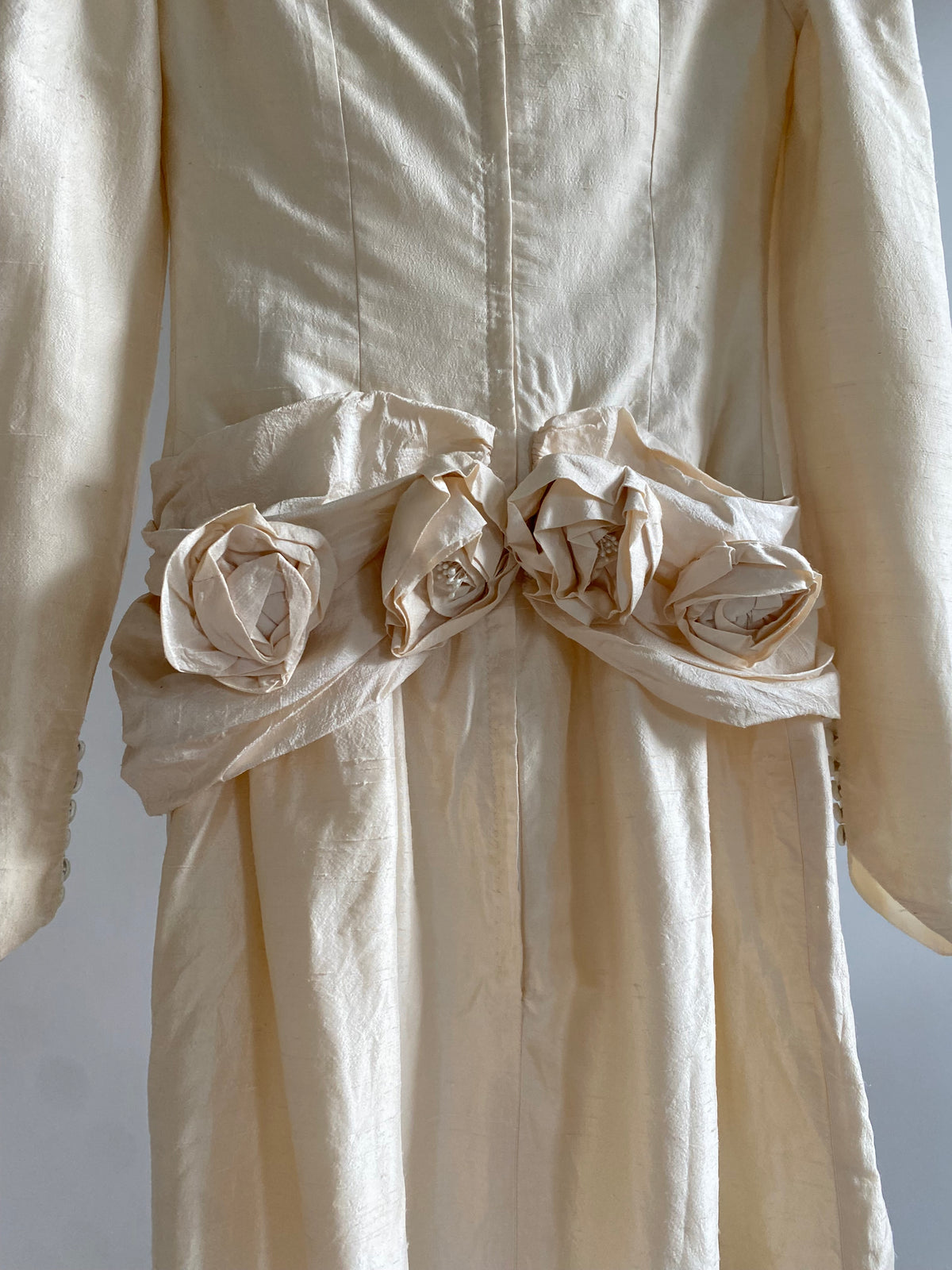 Archive No. 018 — 1980s Silk Wedding Gown