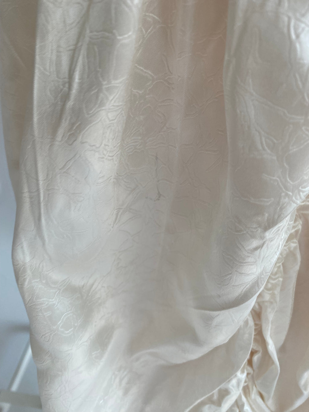 Vintage Victorian Inspired 1980s Wedding Dress in XS