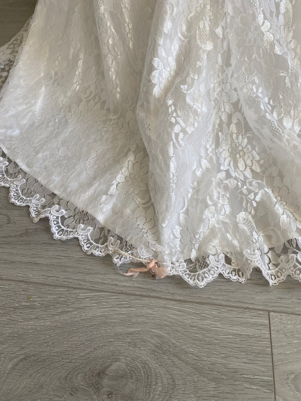 Lace Fairy 1980s Wedding Dress