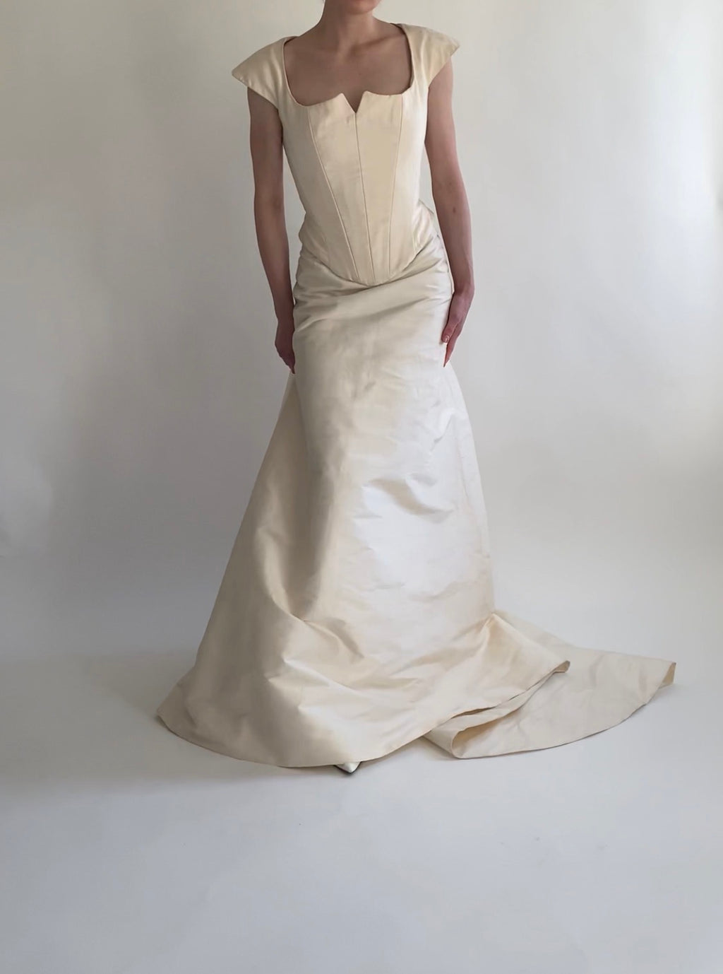 Archive No. 015 — 1990s Silk Corset and Skirt Set