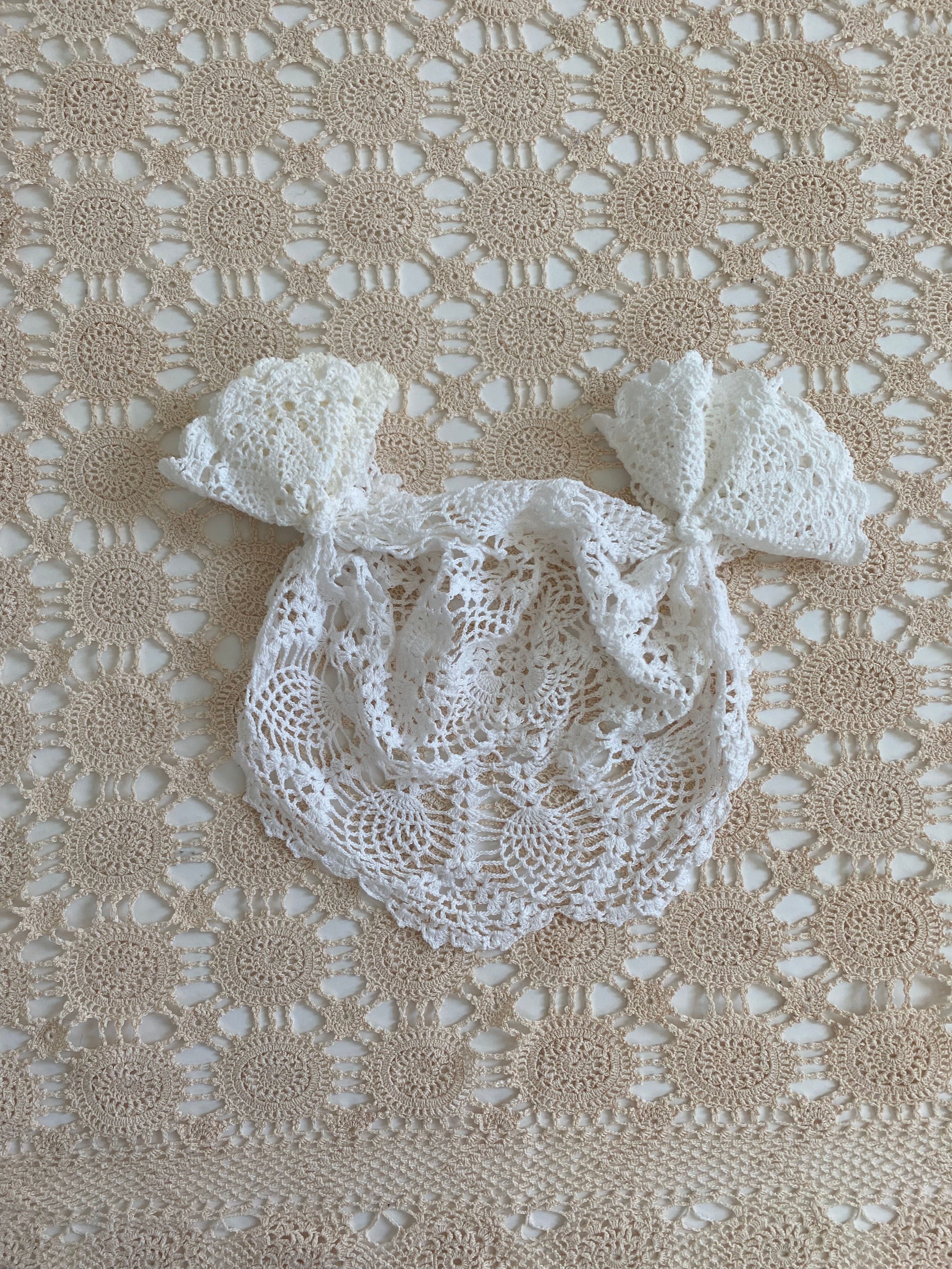 Vintage Crochet Cap Sample