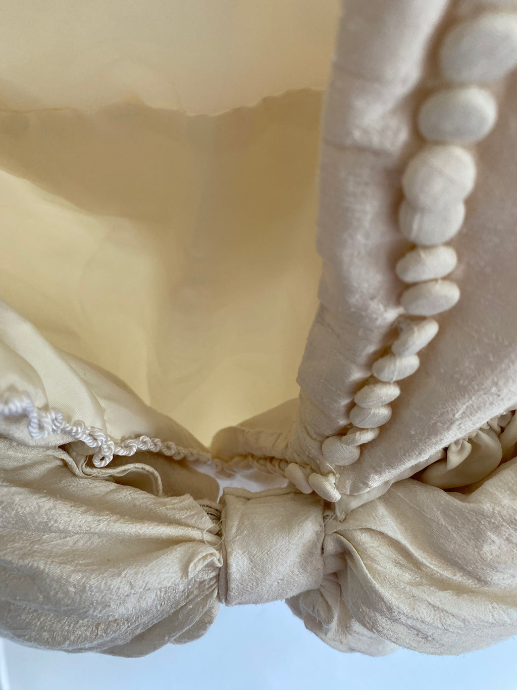 1980s Wedding Dress with a Statement Bow Detail