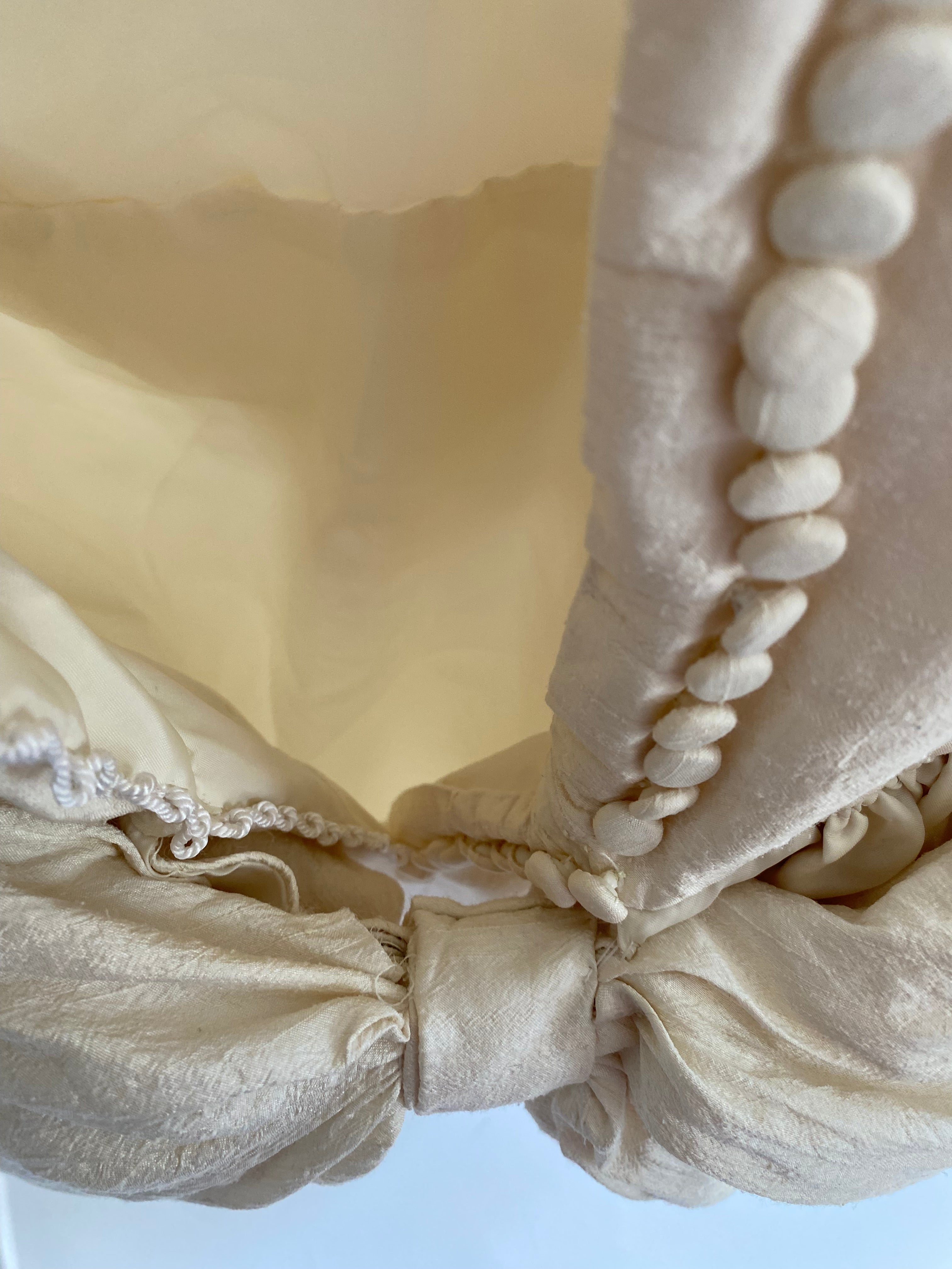 1980s Wedding Dress with a Statement Bow Detail