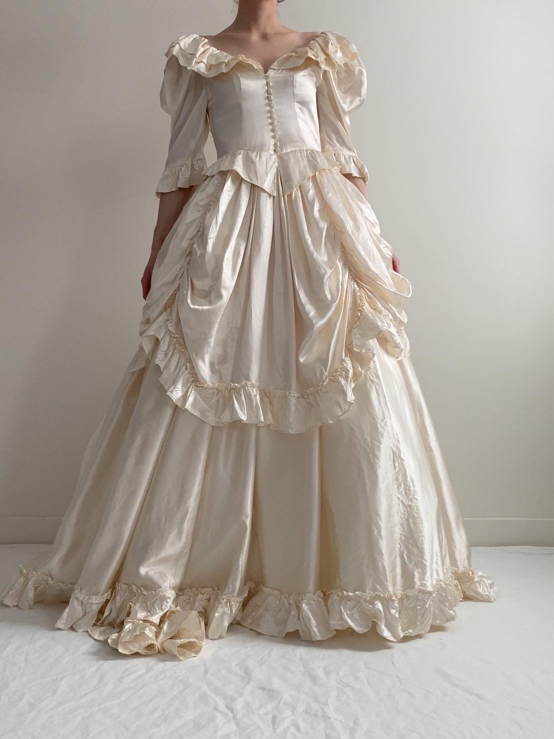 Vintage 1980s Wedding Dress Vivienne Westwood Inspired