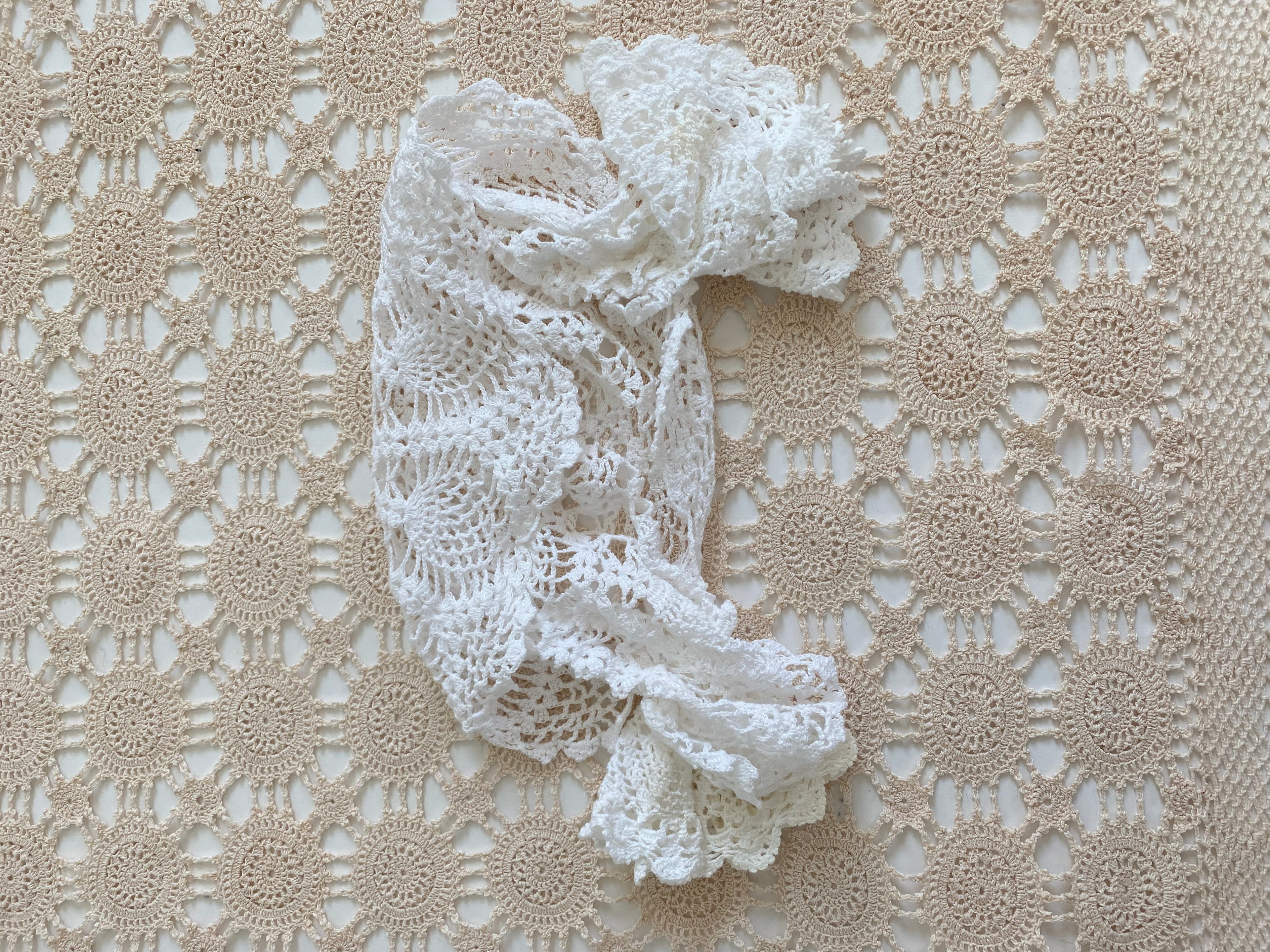 Vintage Crochet Cap Sample