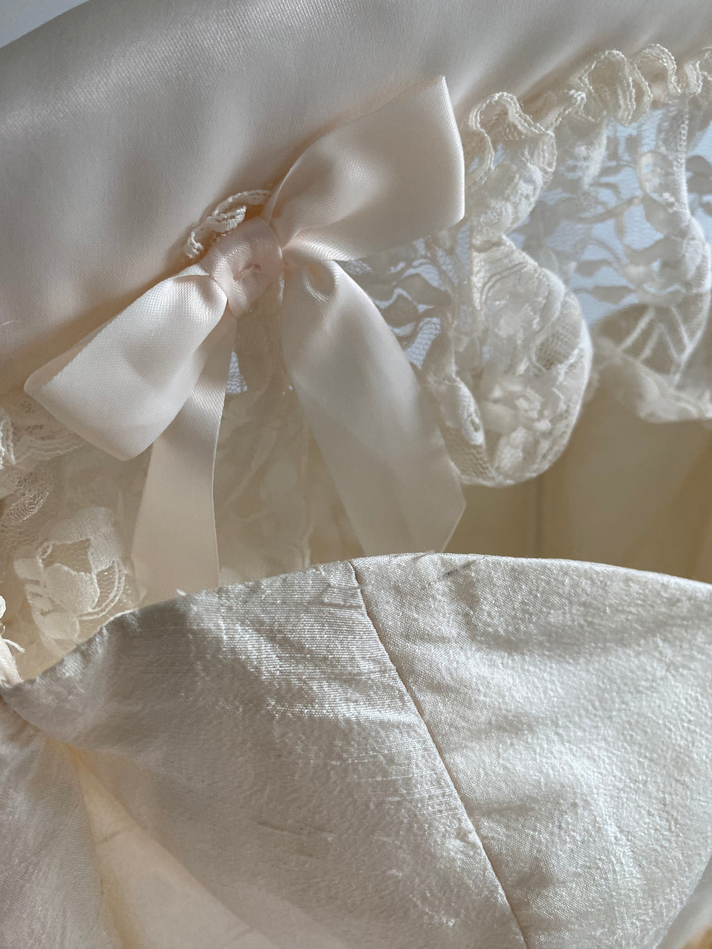 Archive No. 018 — 1980s Silk Wedding Gown