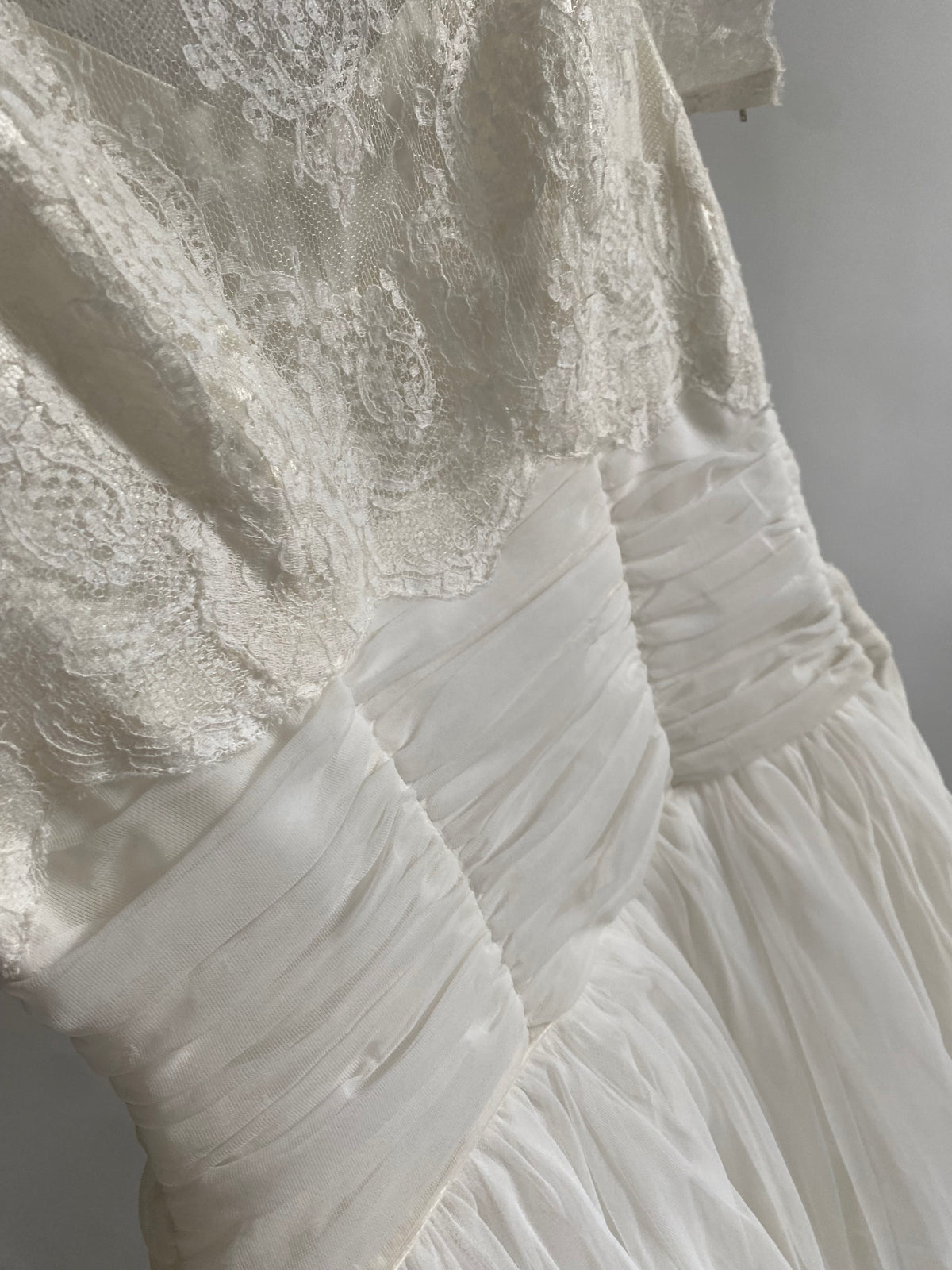 Archive No. 017 — 1950s Lace Wedding Gown + Gloves