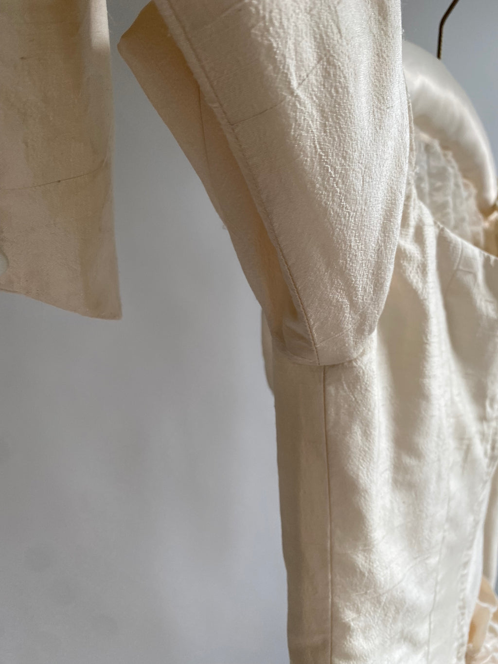 Archive No. 018 — 1980s Silk Wedding Gown