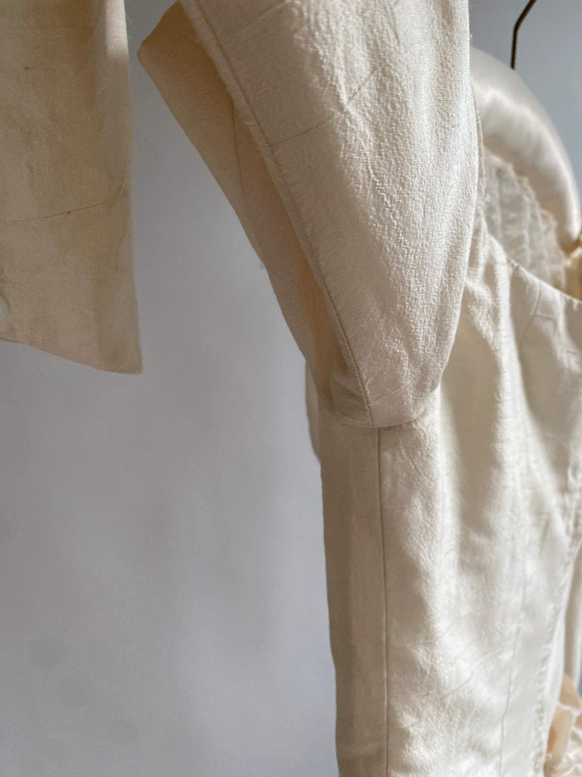 Archive No. 018 — 1980s Silk Wedding Gown