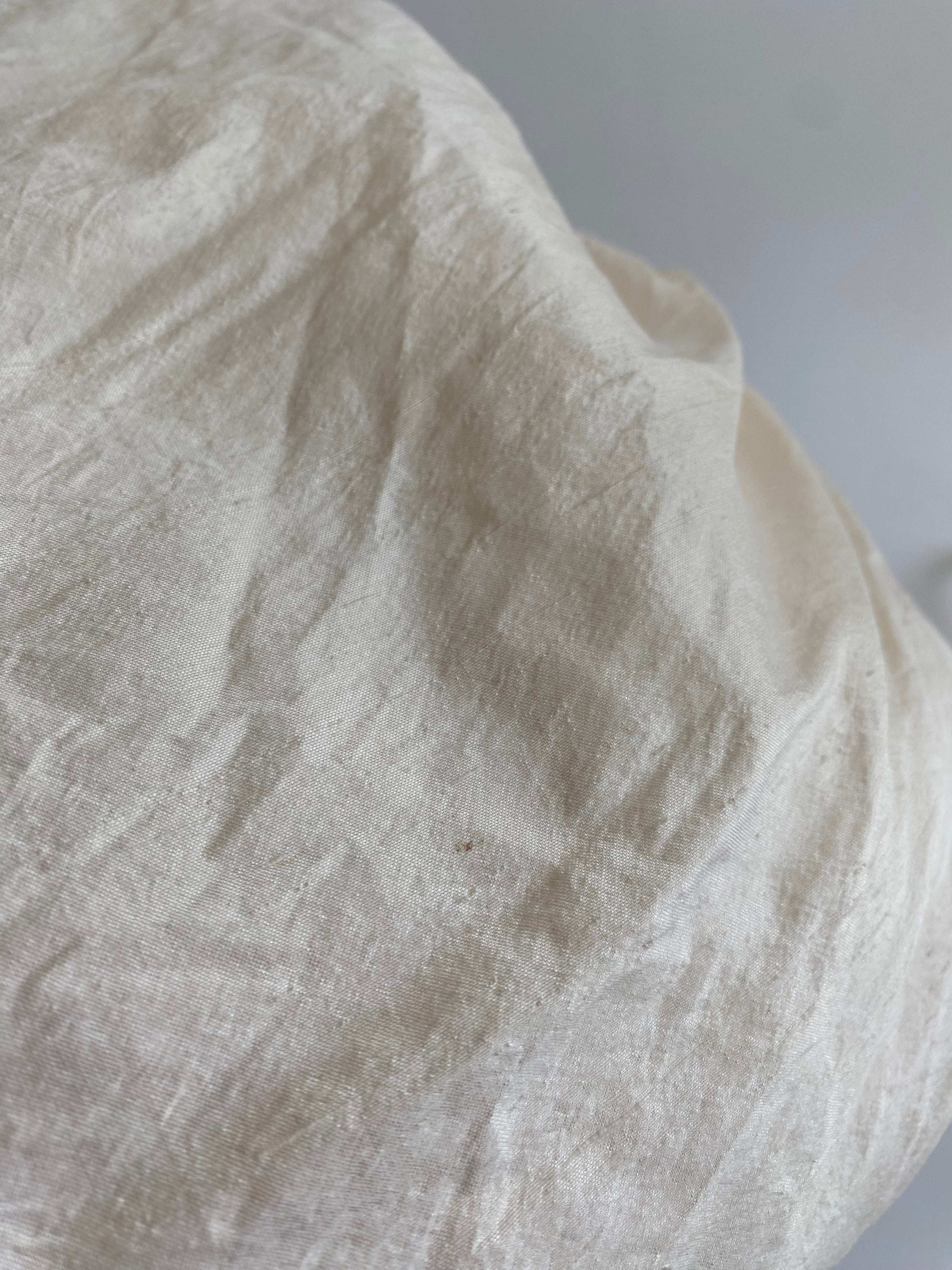 Vintage Silk Wedding Dress with Detachable Train
