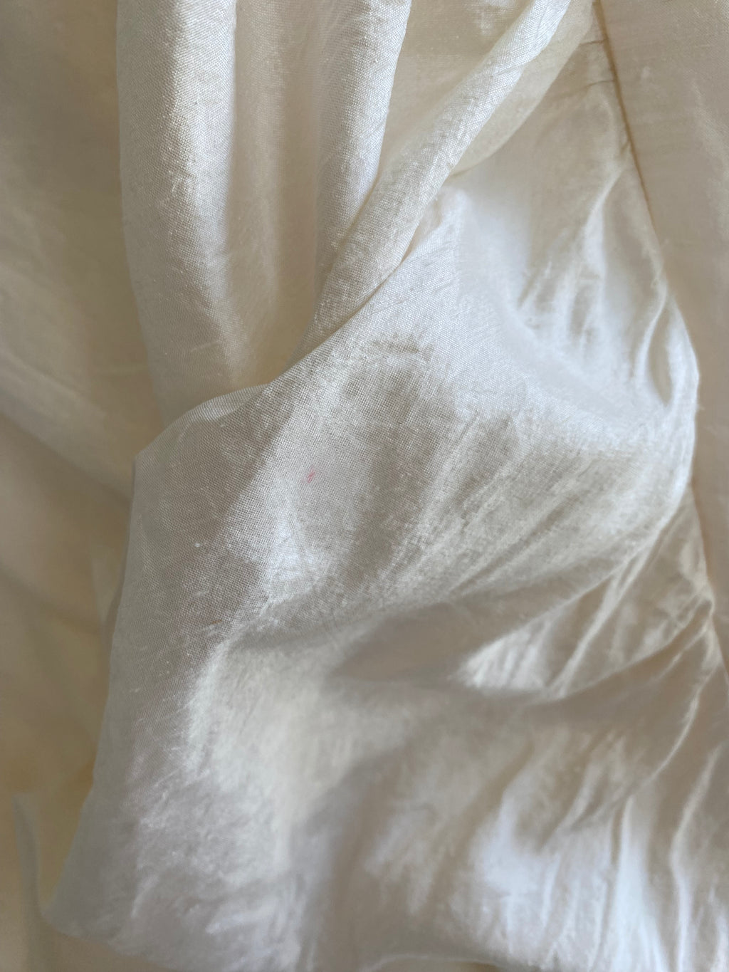 Vintage Silk Wedding Dress with Detachable Train