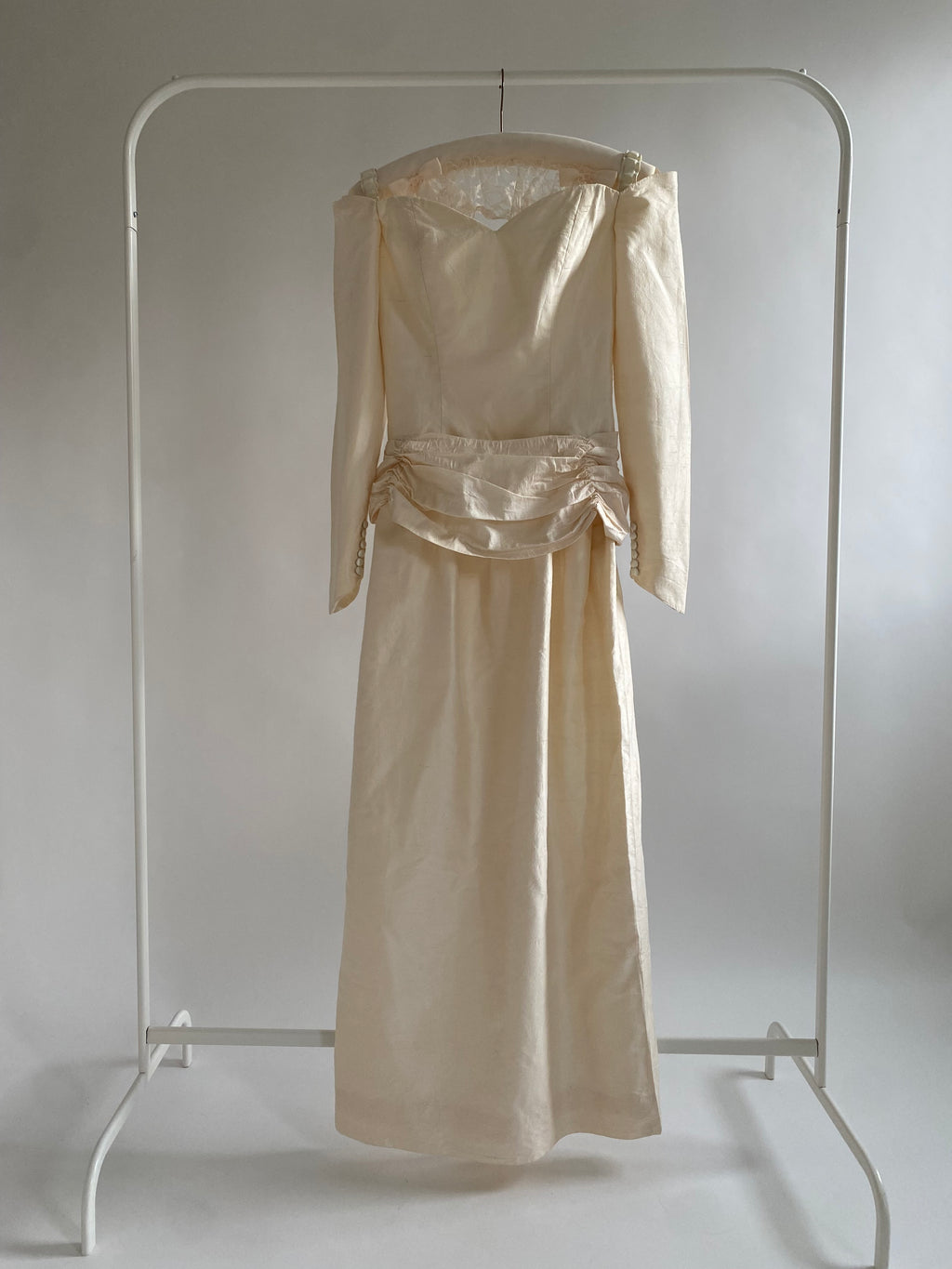Archive No. 018 — 1980s Silk Wedding Gown