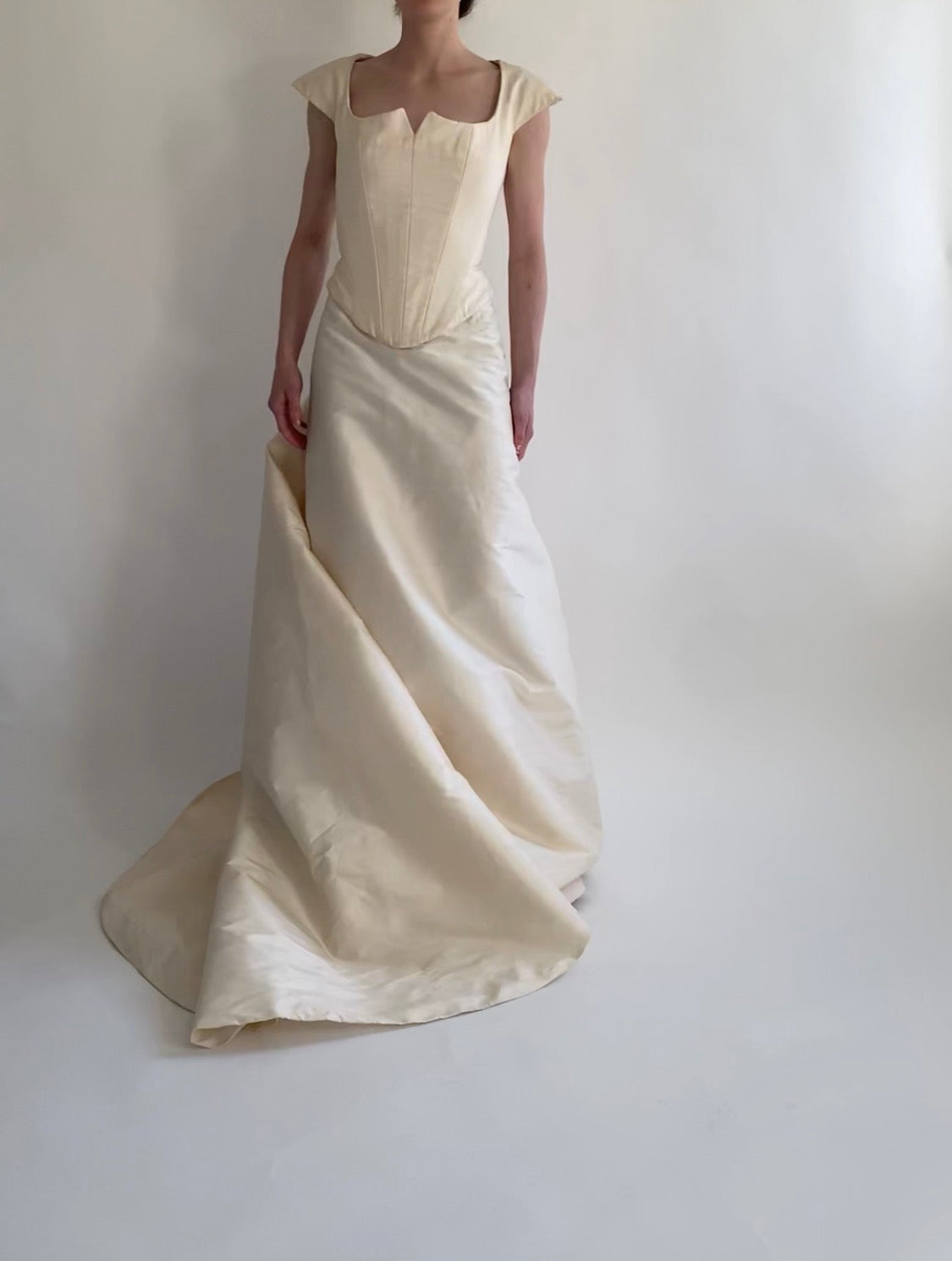 Archive No. 015 — 1990s Silk Corset and Skirt Set