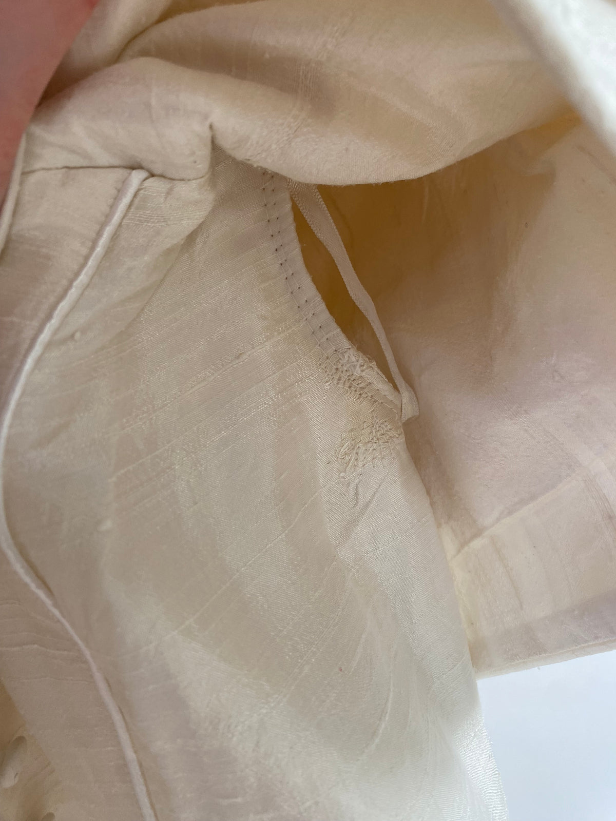 Mini Silk Wedding Dress