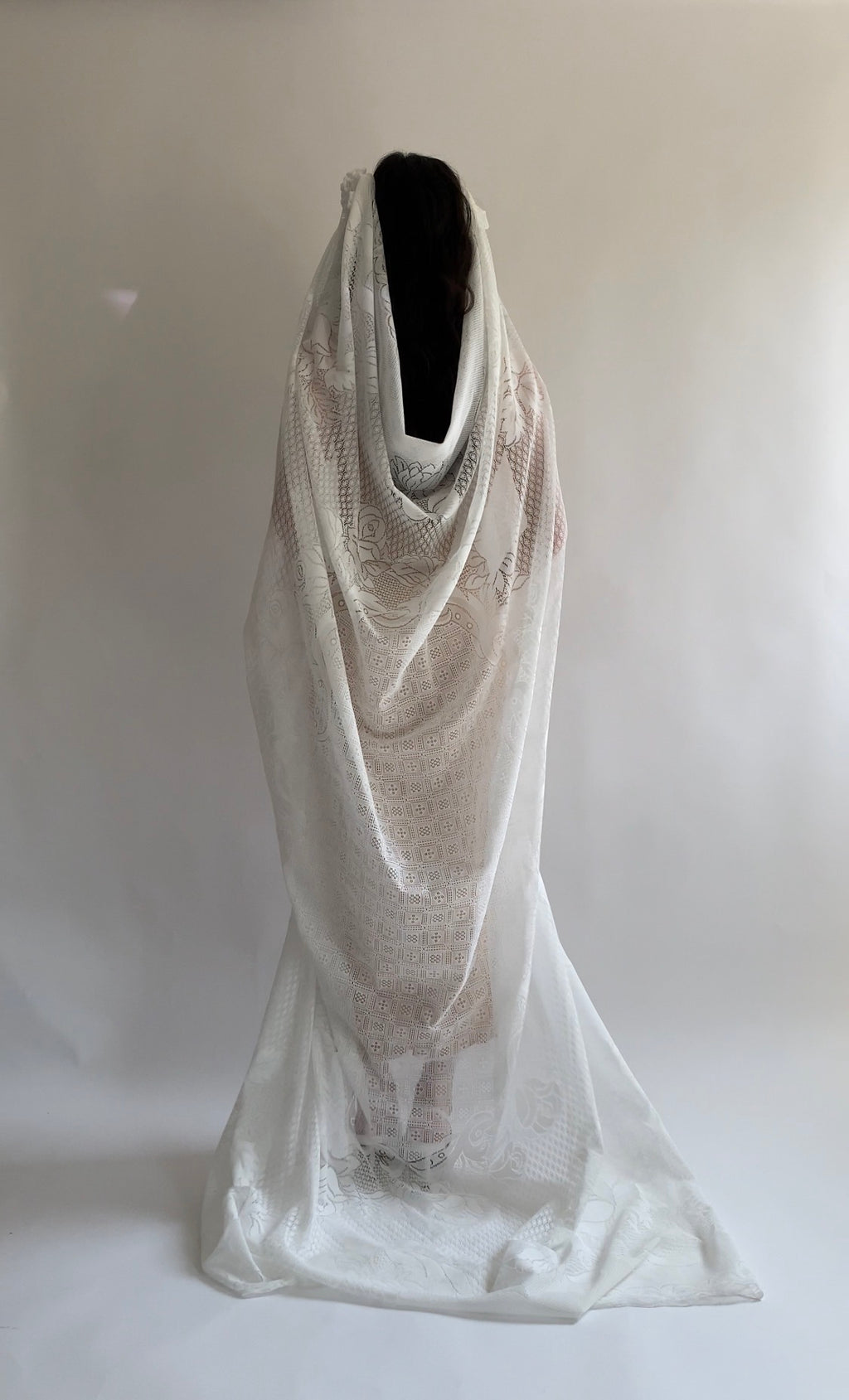 Sample Upcycled Lace Veil