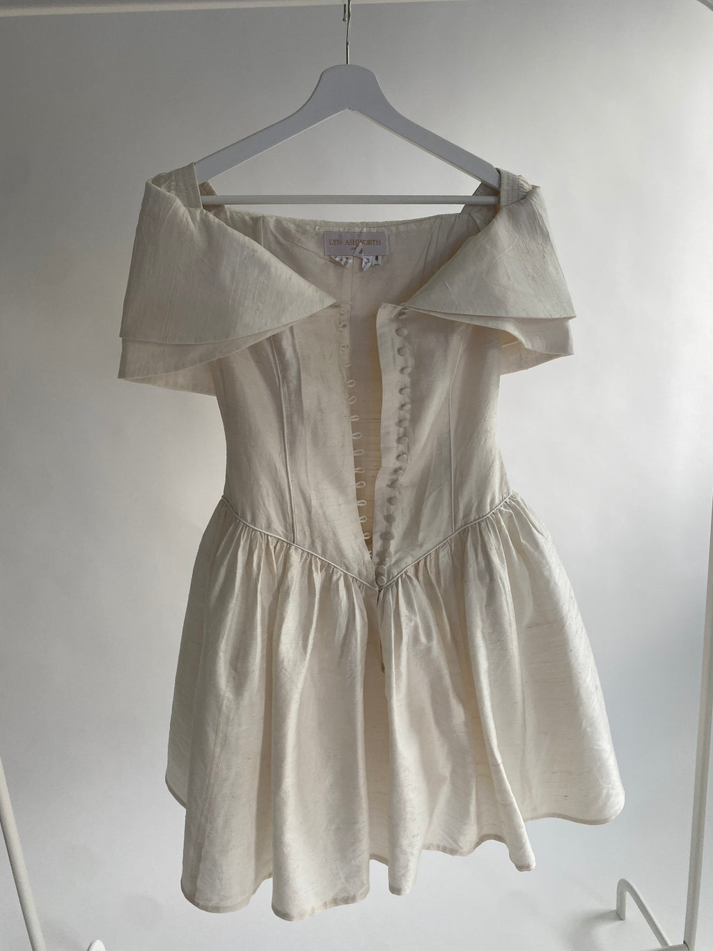 Mini Silk Wedding Dress