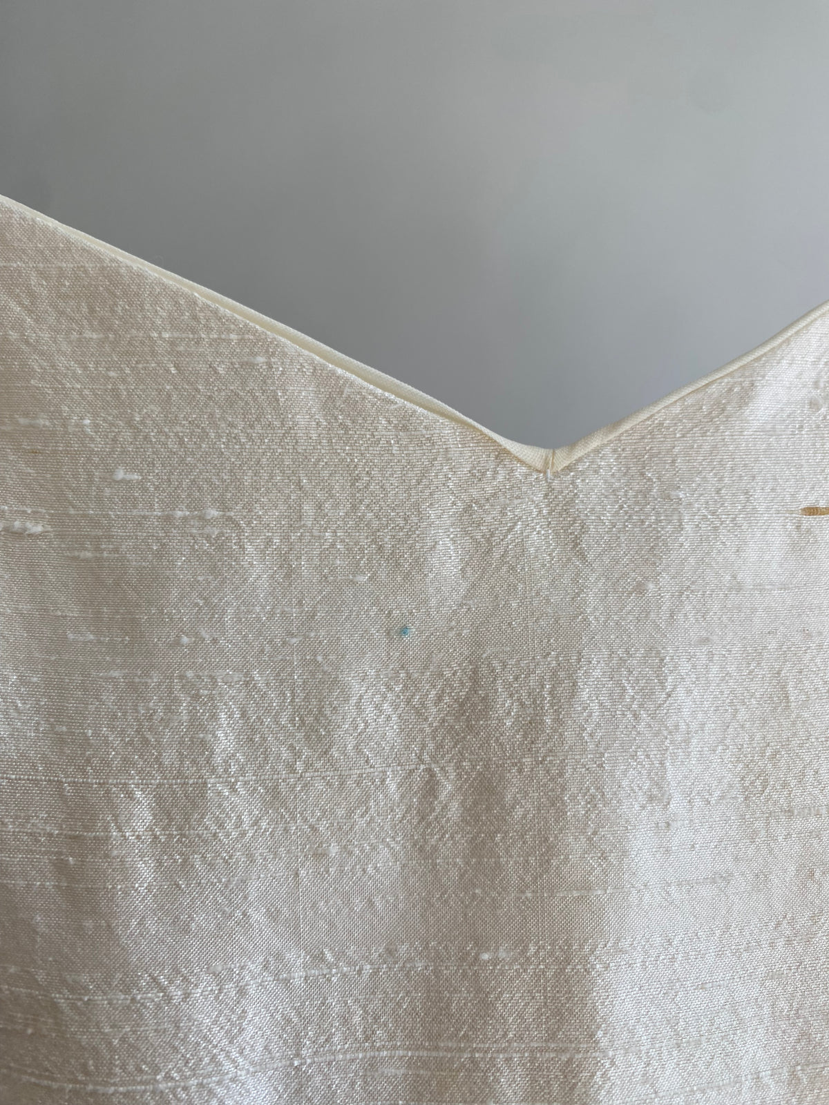1980s Raw Silk  Wedding Dress