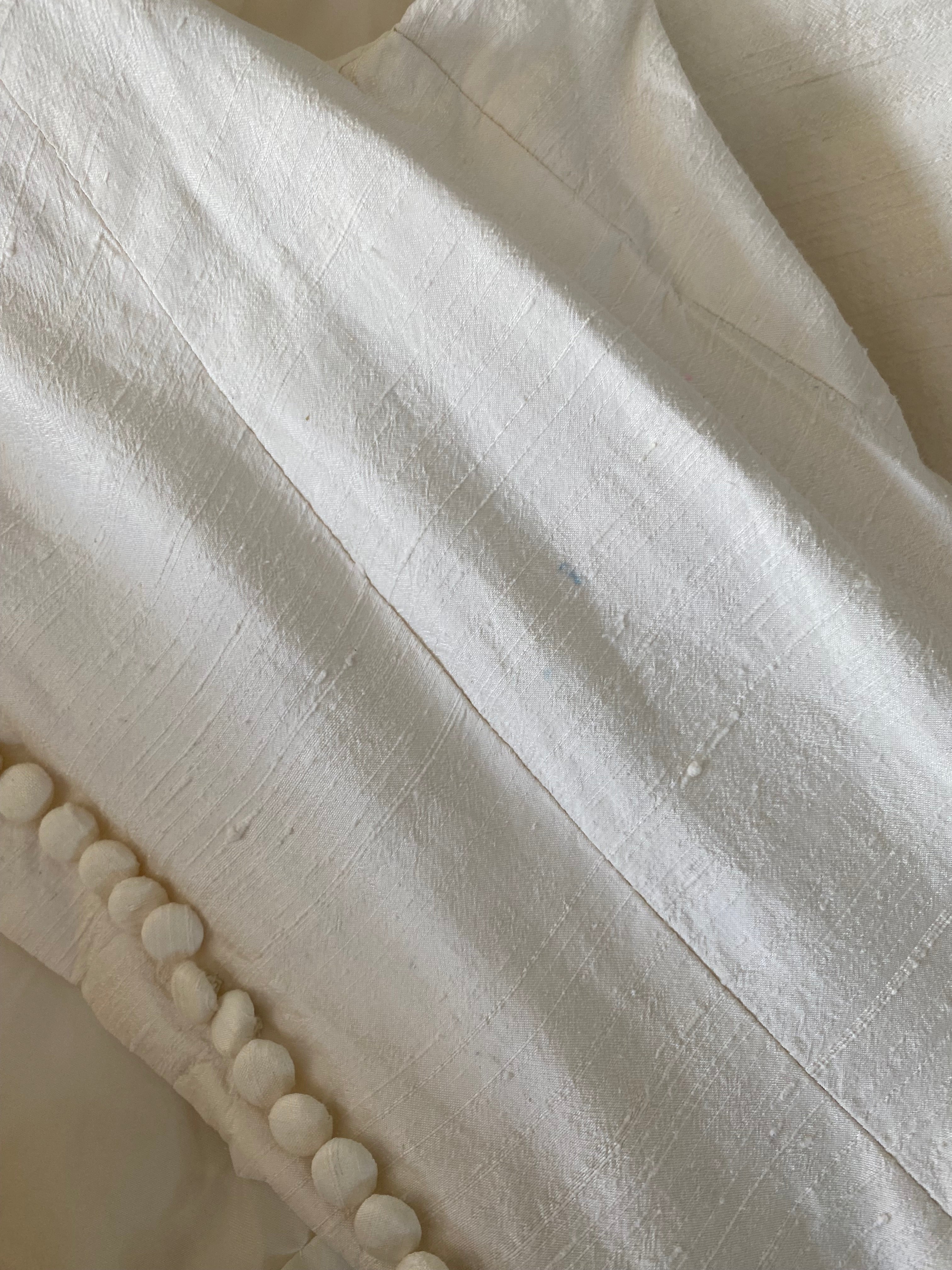 1980s Wedding Dress with a Statement Bow Detail