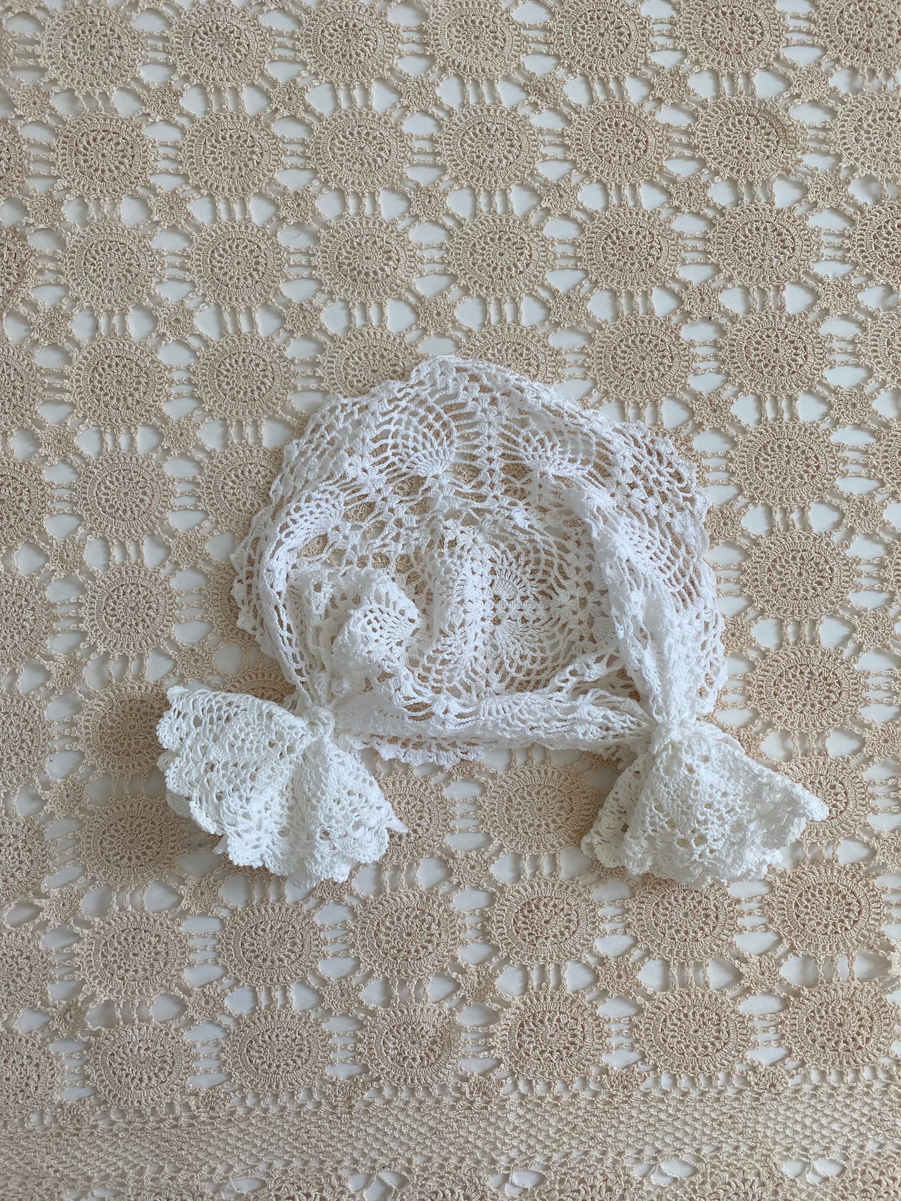 Vintage Crochet Cap Sample