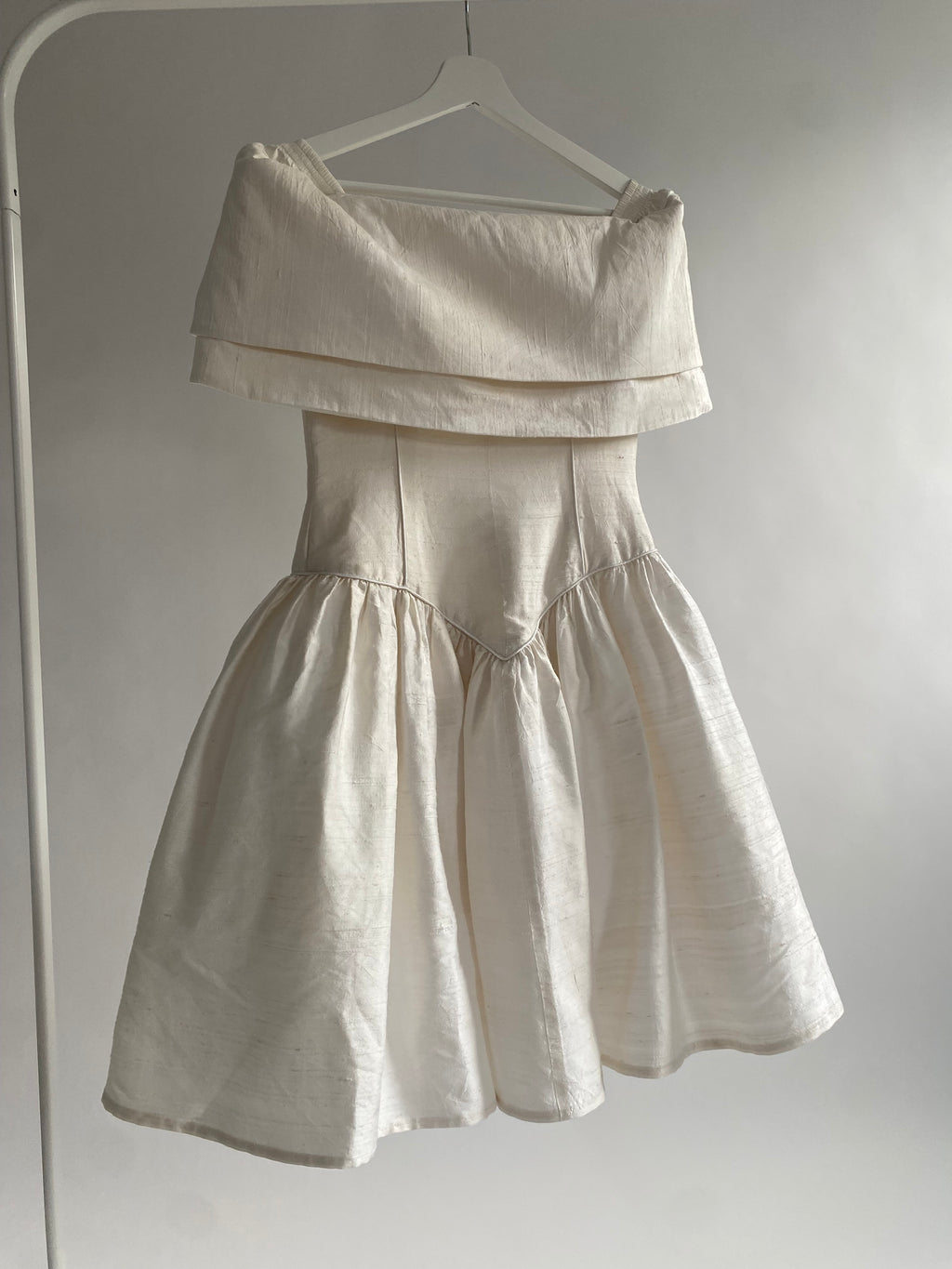 Mini Silk Wedding Dress
