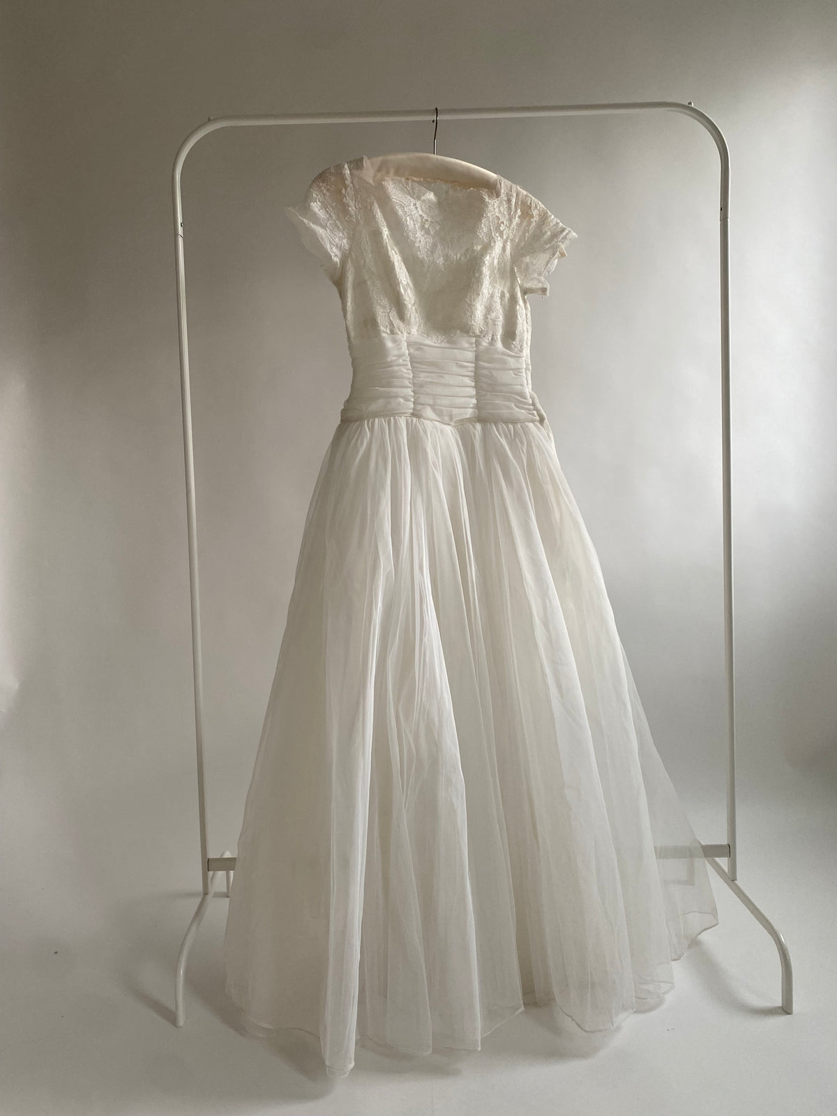 Archive No. 017 — 1950s Lace Wedding Gown + Gloves