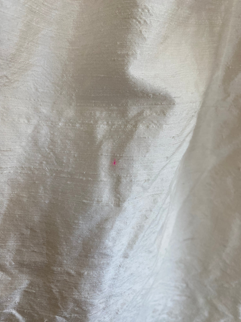 Vintage Silk Midi Off Shoulder Wedding Dress