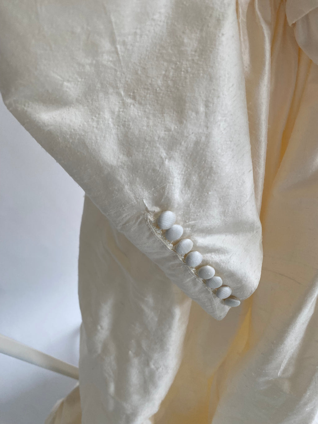 Vintage Rosette Wedding Dress
