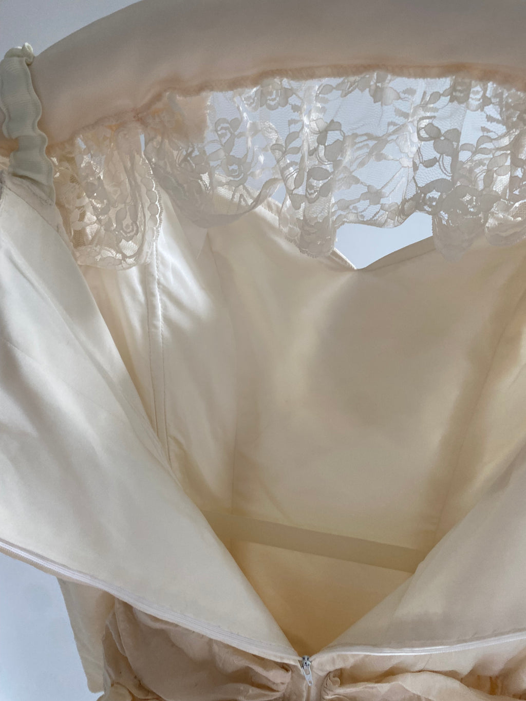 Archive No. 018 — 1980s Silk Wedding Gown