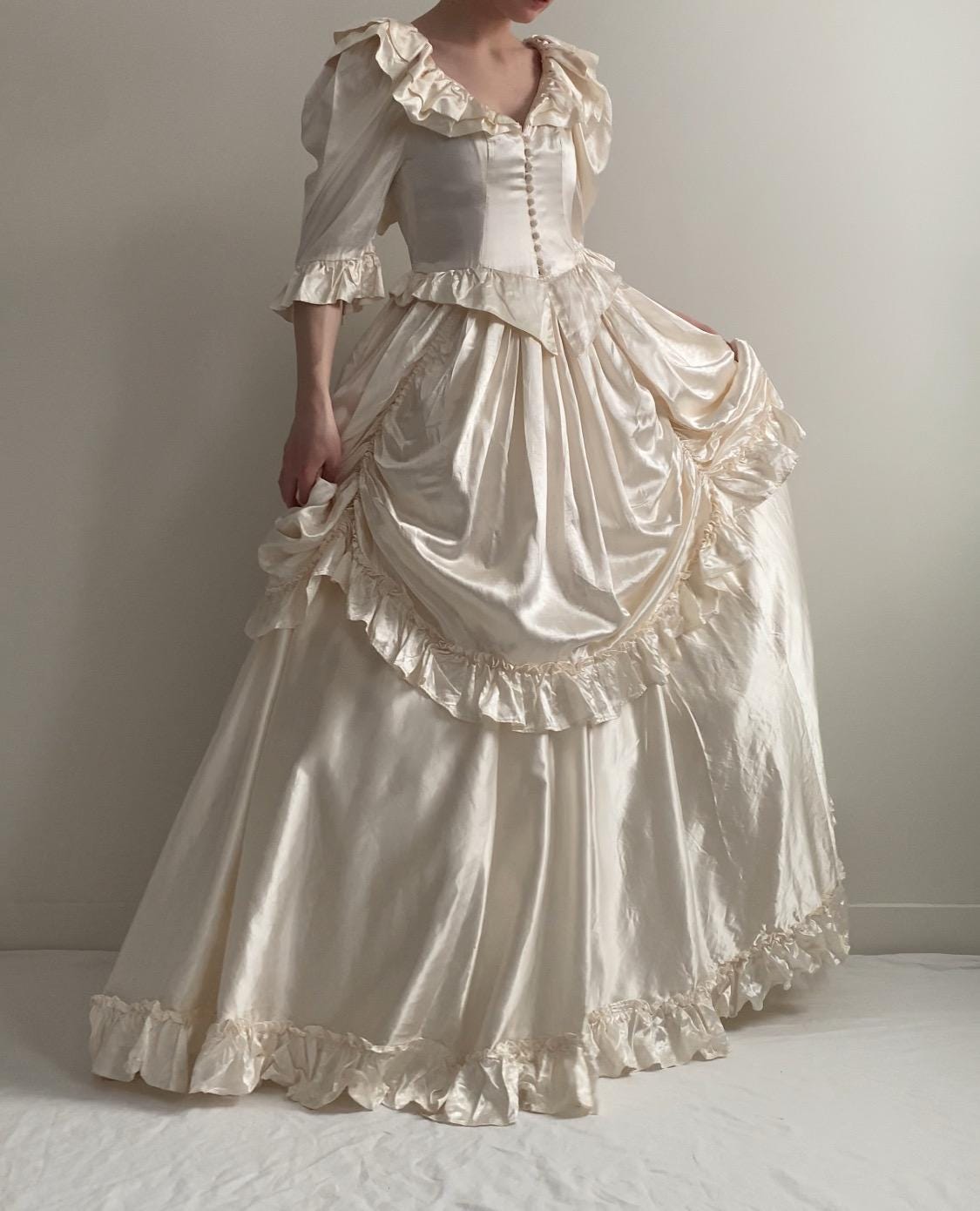 Vintage 1980s Wedding Dress Vivienne Westwood Inspired