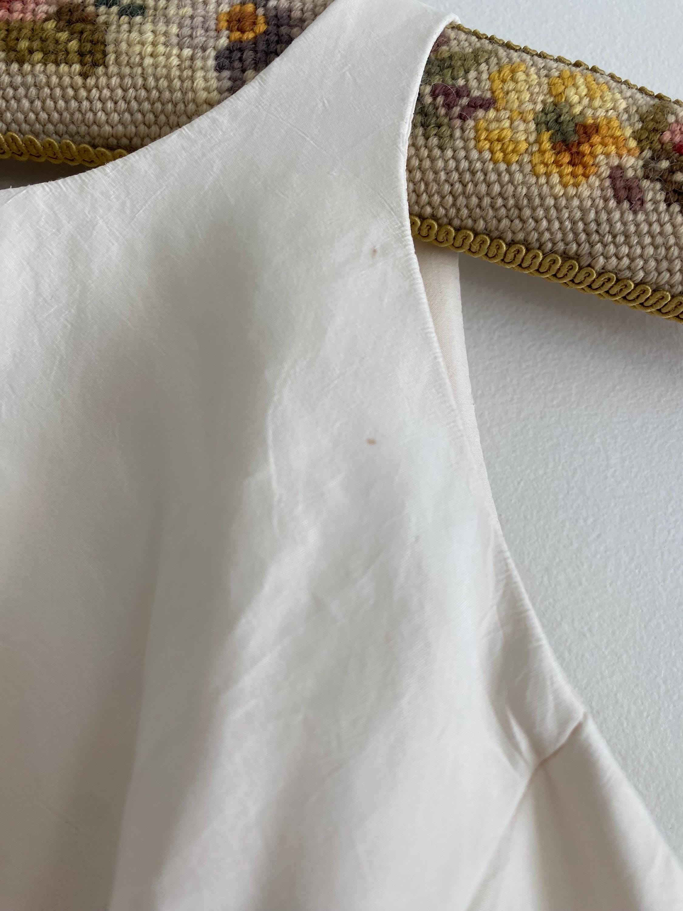 1990s Silk Halter Wedding Dress