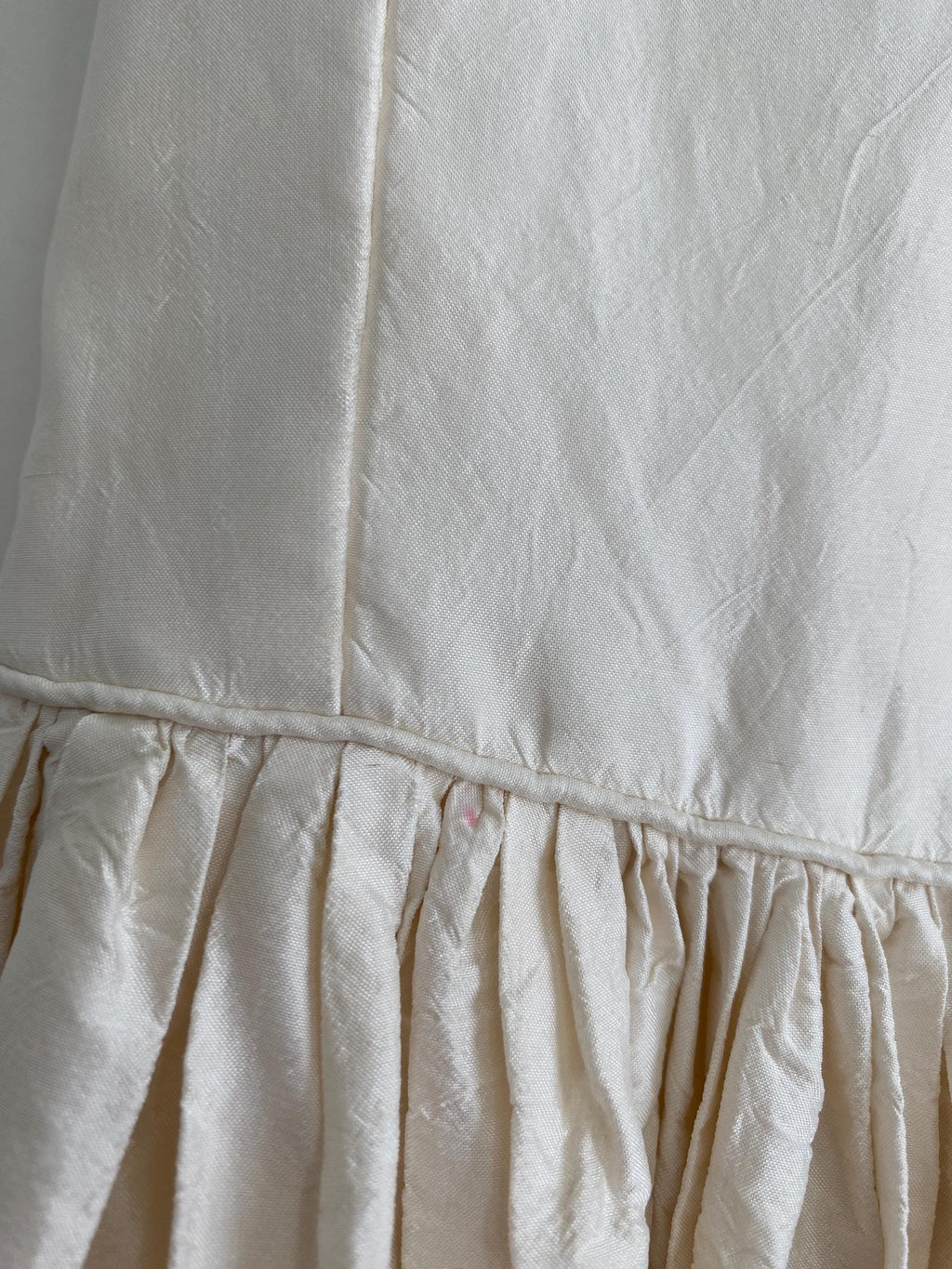 1990s Silk Halter Wedding Dress