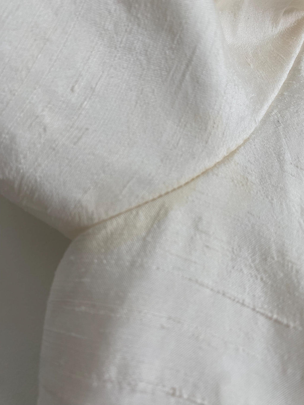 1980s Raw Silk Wedding Gown Medium